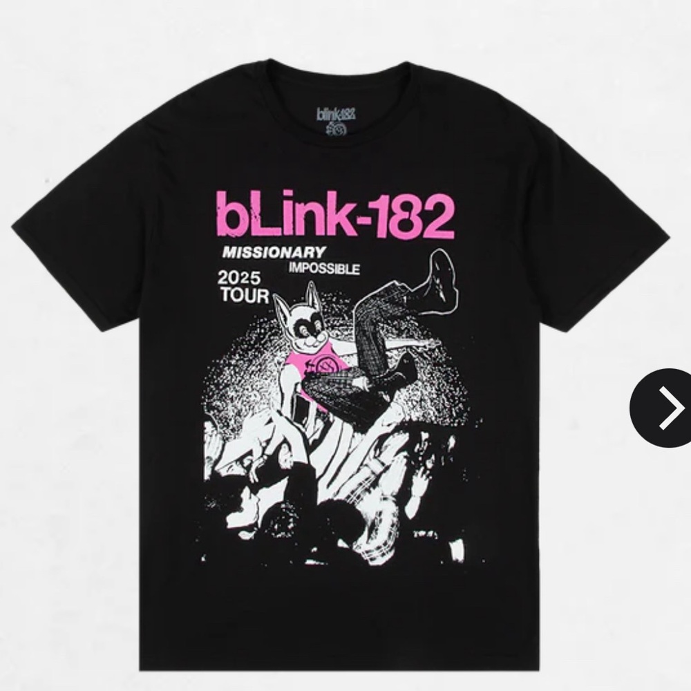 Blink-182 Missionary Impossible 2025 Tour T-Shirt